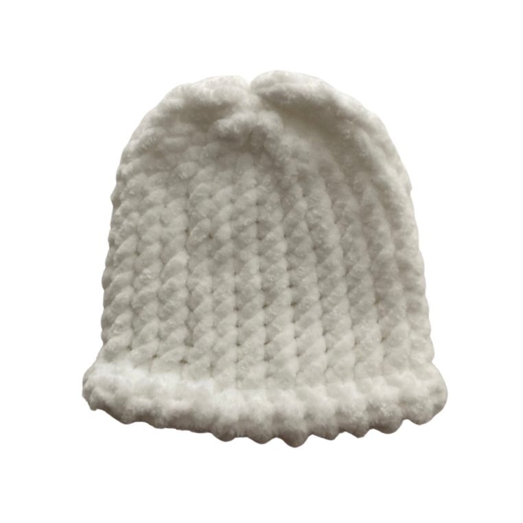 Newborn Baby Hat (White)