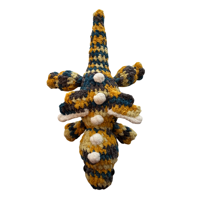 Dragon (Gold/Blue/Grey Variegated)