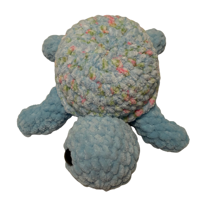 Turtle (Blue Floral)