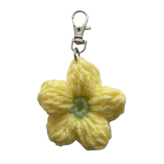 Yellow Flower Keychain