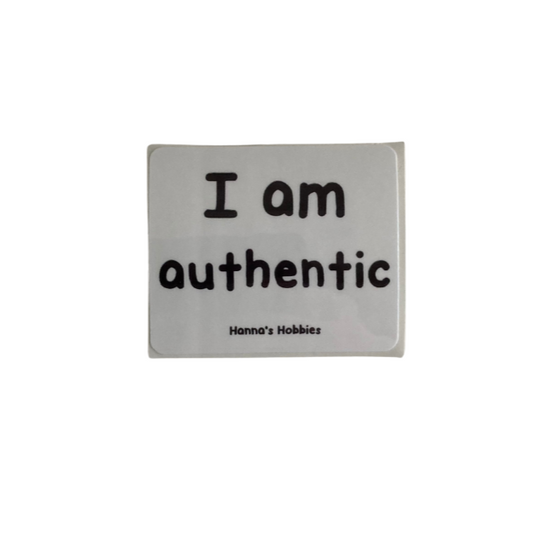 I am authentic Sticker