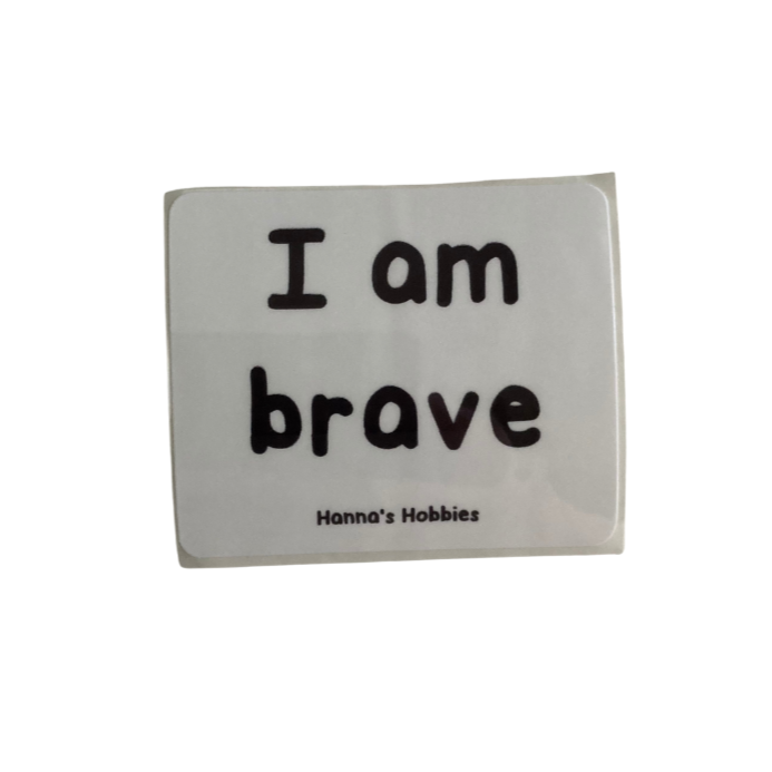 I am brave Sticker