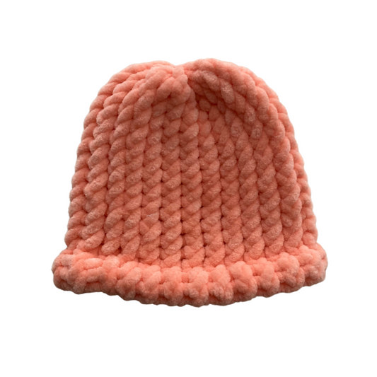 Newborn Baby Hat (Coral)