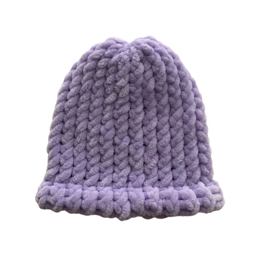 Newborn Baby Hat (Light Purple)