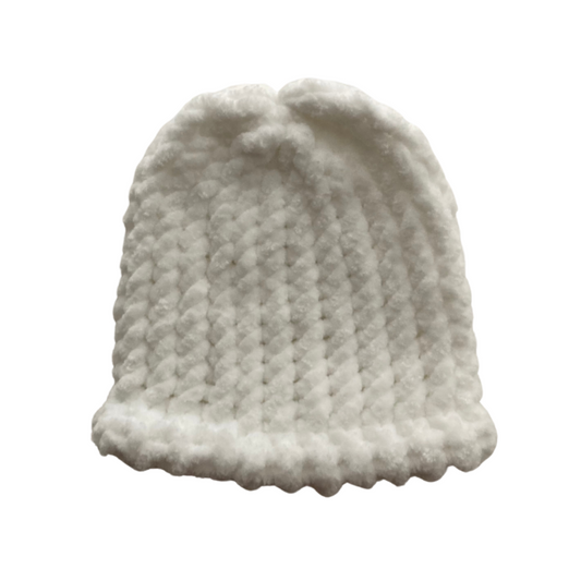 Newborn Baby Hat (White)