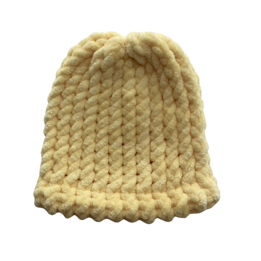 Newborn Baby Hat (Yellow)