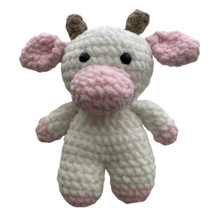 Cow (Standing White/Pink)