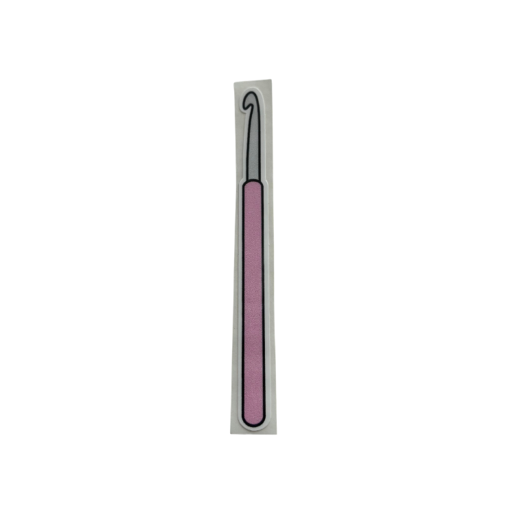 Pink Crochet Hook Sticker