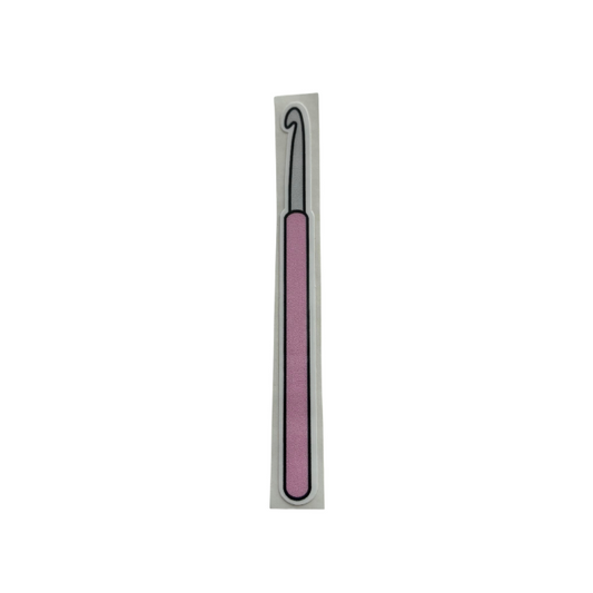 Pink Crochet Hook Sticker