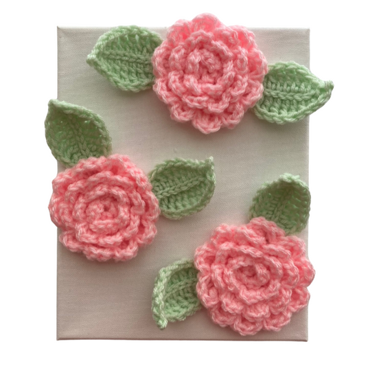 Dahlia Canvas (Light Pink 8x10)