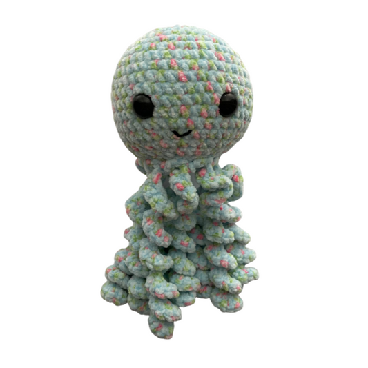 Octopus (Blue Floral)