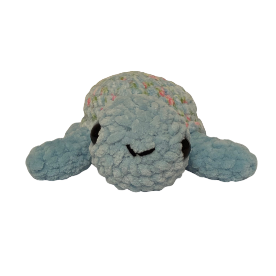 Turtle (Blue Floral)