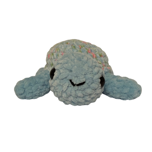 Turtle (Blue Floral)