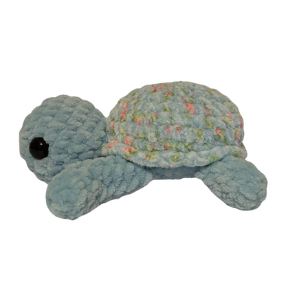 Turtle (Blue Floral)