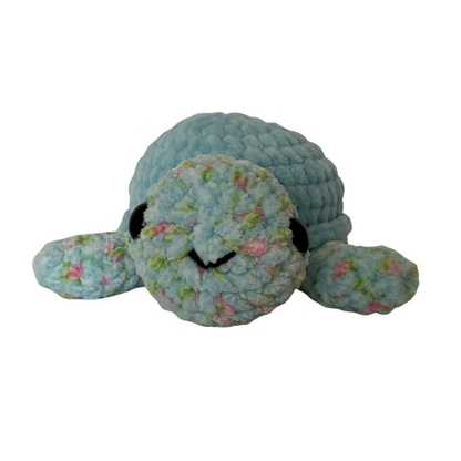 Turtle (Blue Floral)