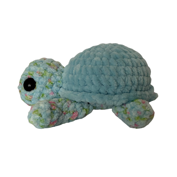 Turtle (Blue Floral)