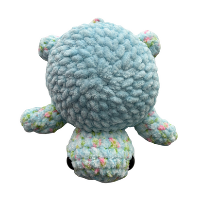 Turtle (Blue Floral)
